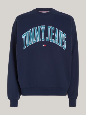 Tommy jeans discount oversized logo sweatshirt