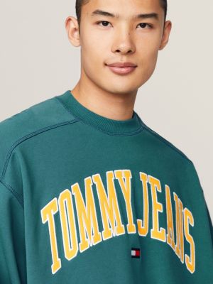 Varsity Oversized Logo Boxy Sweatshirt | Blue | Tommy Hilfiger