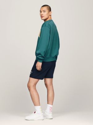 Varsity Oversized Logo Boxy Sweatshirt | Blue | Tommy Hilfiger