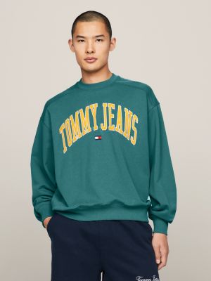 TOMMY HILFIGER: Sudadera para hombre, Verde  Sudadera Tommy Hilfiger  MW0MW11599 en línea en