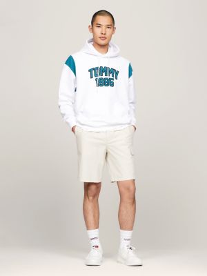 Varsity Logo Relaxed Fit Hoody | White | Tommy Hilfiger