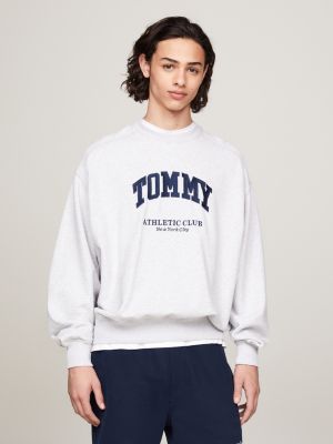 Oversized Crest Logo Sweatshirt | White | Tommy Hilfiger