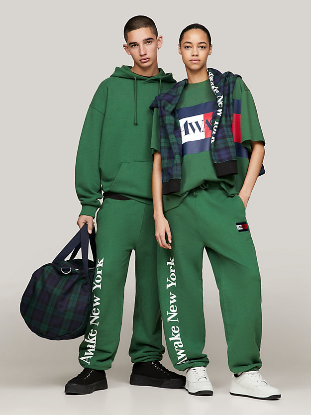 Tommy x Awake NY Logo Relaxed Joggers | GREEN | Tommy Hilfiger