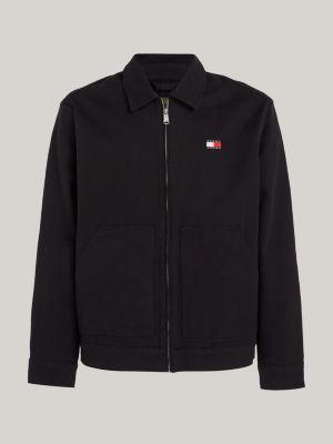 ZipThru Logo Embroidery Regular Trucker Jacket Blue Tommy Hilfiger