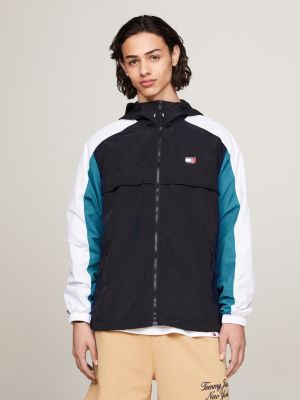 Coupe vent Chicago colour block Noir Tommy Hilfiger