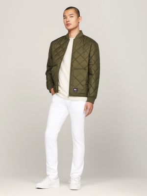 Quilted Bomber Jacket Green Tommy Hilfiger