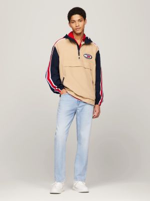 denim classics tapered dad regular stone-wash-jeans für herren - tommy jeans