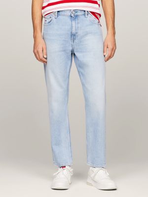 Tommy Jeans Dad Jean Regular Tapered Μen's Jeans Blue DM0DM13136-1BK32