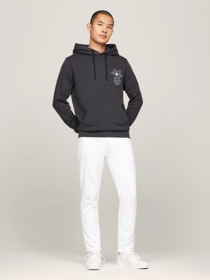 denim classics weiße dad regular tapered jeans für herren - tommy jeans