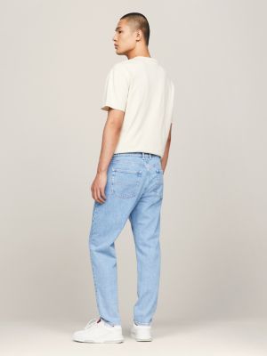 Isaac Relaxed Tapered Jeans, Denim