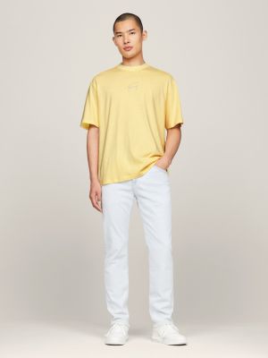 denim ethan relaxed straight jeans mit light-wash für herren - tommy jeans