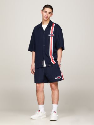 blue archive retro-badeshorts mit logo für herren - tommy jeans