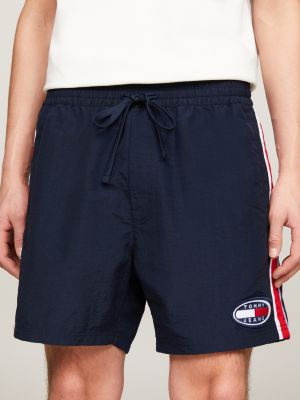 Archive Retro Logo Beach Shorts, Blue