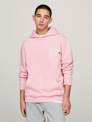 Sudadera Tommy Jeans modern rosa para hombre