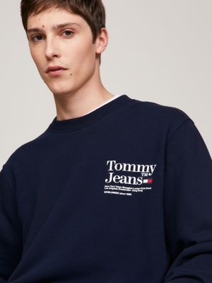 Modern Logo Fleece Sweatshirt | Blue | Tommy Hilfiger