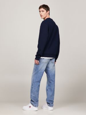 Modern Logo Fleece Sweatshirt | Blue | Tommy Hilfiger