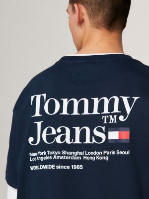 Modern Back Logo T-Shirt | Blue | Tommy Hilfiger