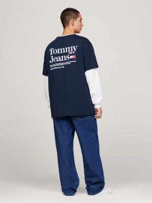 Modern Back Logo T-Shirt | Blue | Tommy Hilfiger