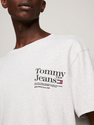 Modern Back Logo T-Shirt | Grey | Tommy Hilfiger