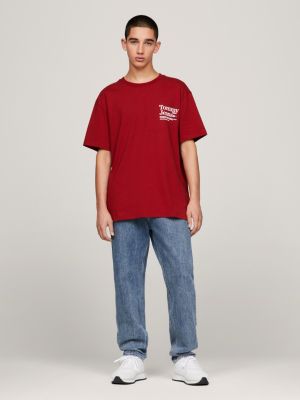Modern Back Logo T-Shirt | Red | Tommy Hilfiger