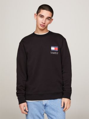 Tommy jeans black on sale sweatshirt