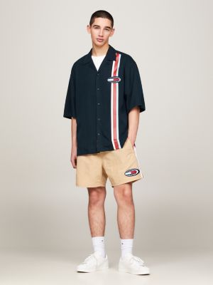 Archive Relaxed Fit Short Sleeve Shirt | Blue | Tommy Hilfiger
