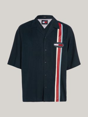 Archive Relaxed Fit Short Sleeve Shirt | Blue | Tommy Hilfiger