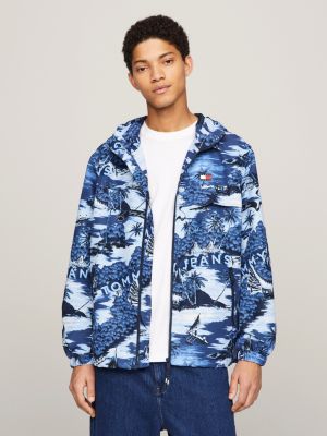 Blouson Tommy Hilfiger Jeans bleu marine doublé polaire