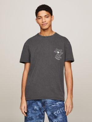 Tommy hilfiger t discount shirt back print