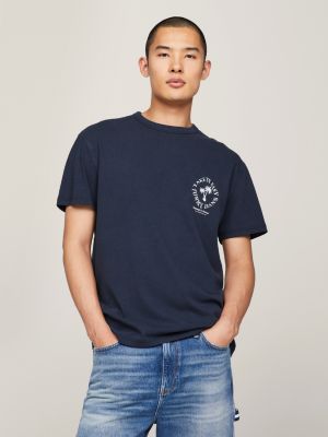 Tommy Hilfiger graphic logo T-shirt in navy