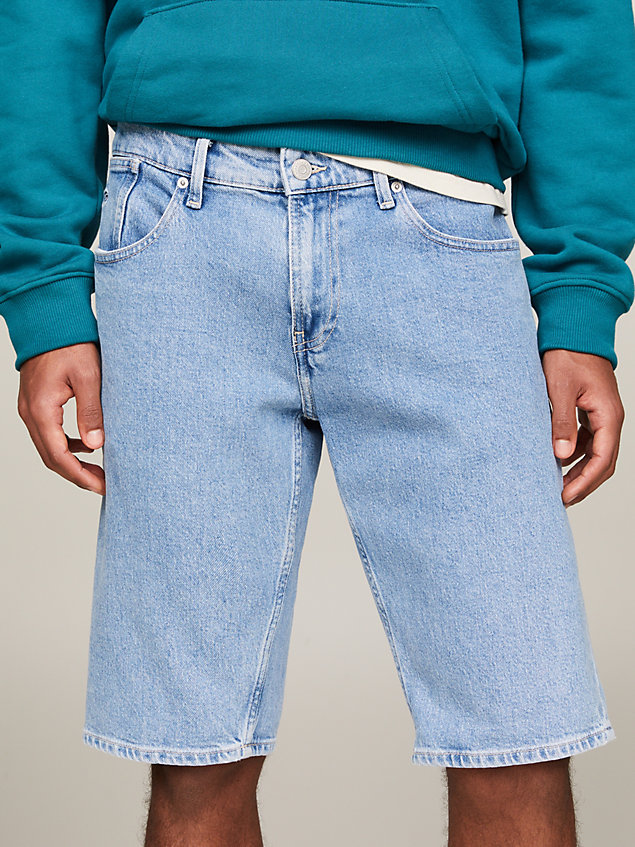 pantalón vaquero corto ronnie denim de hombres tommy jeans