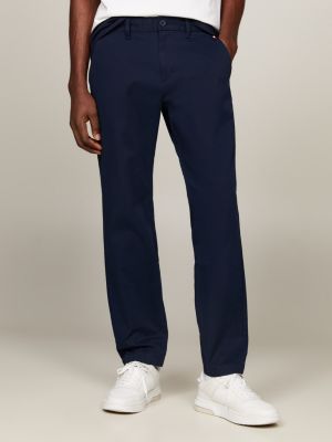 Men's Organic Cotton Stretch Navy Chinos