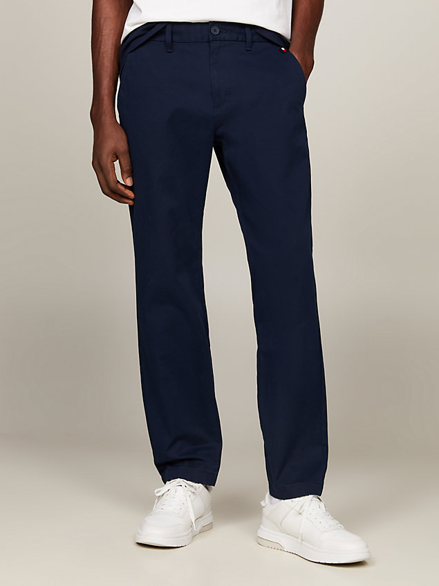 blue austin slim fit chinos for men tommy jeans