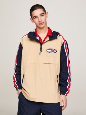 Archive Retro Logo Colour Blocked Chicago Popover Beige Tommy Hilfiger