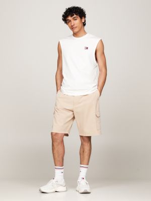 Tommy Hilfiger White Cotton Men's T-Shirt