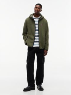 Badge Teddy Jacket — Green 2
