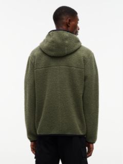 Badge Teddy Jacket — Green 4