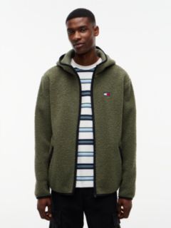 Badge Teddy Jacket — Green 1