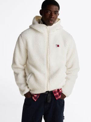 Teddy zipper hoodie sale