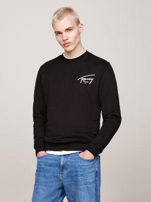 Tommy jeans sweatshirt black sale