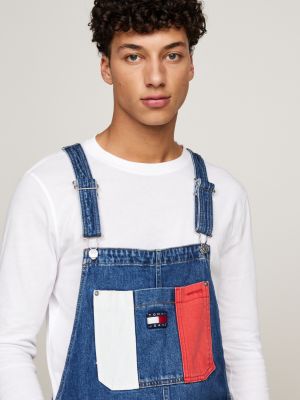 blue ryan archive straight dungarees for men tommy jeans