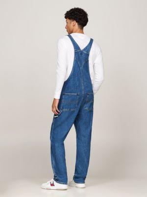 blue ryan archive straight dungarees for men tommy jeans