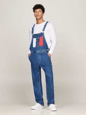 blue ryan archive straight dungarees for men tommy jeans