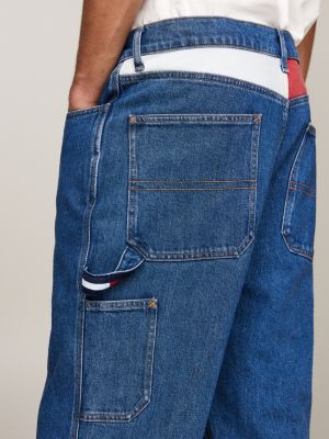 blue archive baggy carpenter jeans for men tommy jeans