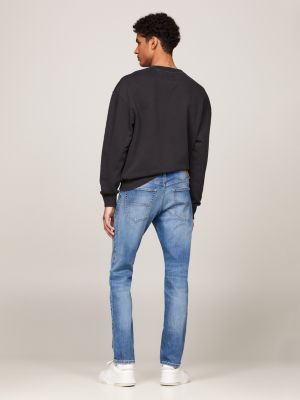 blue scanton slim faded jeans for men tommy jeans