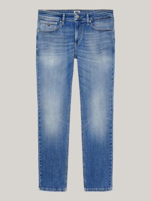 blue scanton slim faded jeans for men tommy jeans