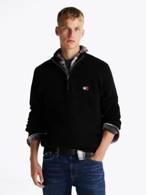 Black tommy jumper hotsell