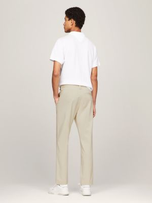Straight Tapered Dad Chinos Beige Tommy Hilfiger