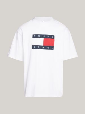 Tommy jeans flag t hot sale shirt