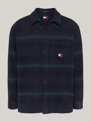 最前線の Check Flannel Regular Hilfiger Tommy | Blue | Overshirt カットソー(長袖/七分)